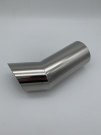 RVS uitlaat sierstuk DTM 3 inch mini