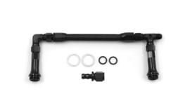 Fuel Line, Braided Nylon/Aluminum, Holley, 4150, -6 AN Inlet