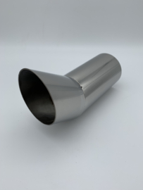RVS uitlaat sierstuk DTM 3 inch mini