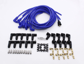 8.5mm Spark Plug Wire Set V8 - 90 degree boots blue