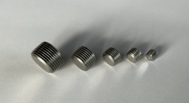 Afstop plug npt chroom