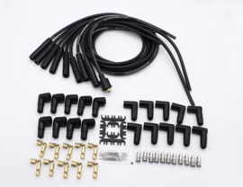 8.5mm Spark Plug Wire Set V8 - straight boots  black