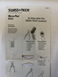 #1 Swiss Tech MicroPlus 8-in-1 Mini Keyring Tool
