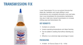 Lucas transmission fix 710ml verpakking