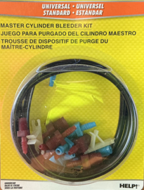 Master Cylinder Bleeder Kit, Hoses, Clips, Fittings, Kit