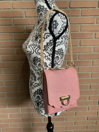 Handtas pink messenger hand/cross body bag