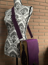 Schouder tas  paars shoulder bag