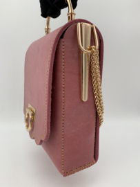 Handtas pink messenger hand/cross body bag