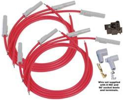 MSD 8.5mm Super Conductor Spark Plug Wire Set UNIVERSEEL