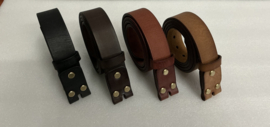 5,5mm DIK LEREN RIEM ZONDER BUCKLE
