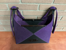 Shopper/ipad schoudertas leer