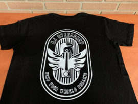 T-shirt keep your wheels rolling / white logo