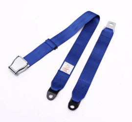 2 Point Airplane Buckle Lap Seat Belts Blue