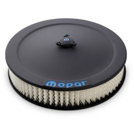 Black Crinkle Air Cleaner  Recessed MOPAR Emblem