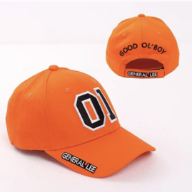 Base ball cap General Lee 01  Hat Embroidery Orange Good OL' Boy Dukes 
