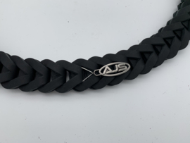 Lederen honden riem Black