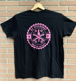 T-shirt american car parts / pink logo