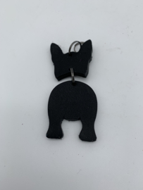 Hond sleutelhanger in 19 verschillende kleuren