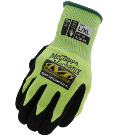 Mechanix HIGH-VISIBILITY COATED-KNIT WORK GLOVES medium