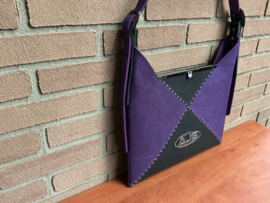 Shopper/ipad schoudertas leer