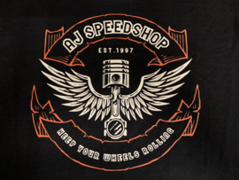 T-shirt keep your wheels rolling