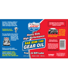 LUCAS  HEAVY DUTY 85W-140 GEAR OIL