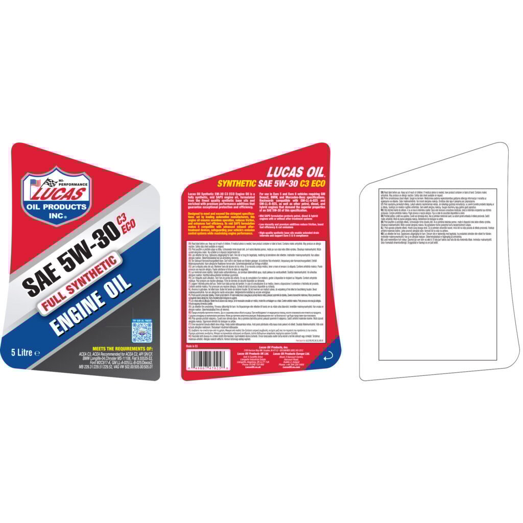 LUCAS OIL SYNTHETIC 5W-30 (5 liter)
