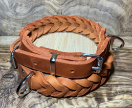 Hondenhalsband leer Orange