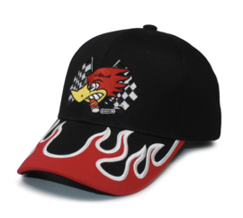Baseball cap mr. Horsepower red flames