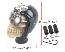 Pookknop - Versnellings Pook - Koppeling Knop - Schakel Kop - Doodskop - Skull Shift Gear Knob