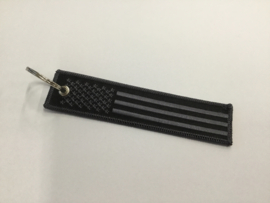 American flag zilver sleutelhanger