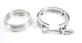 2" 2,5" 3" 3,5" V-Band klem Set RVS – Mannetje & Vrouwtje