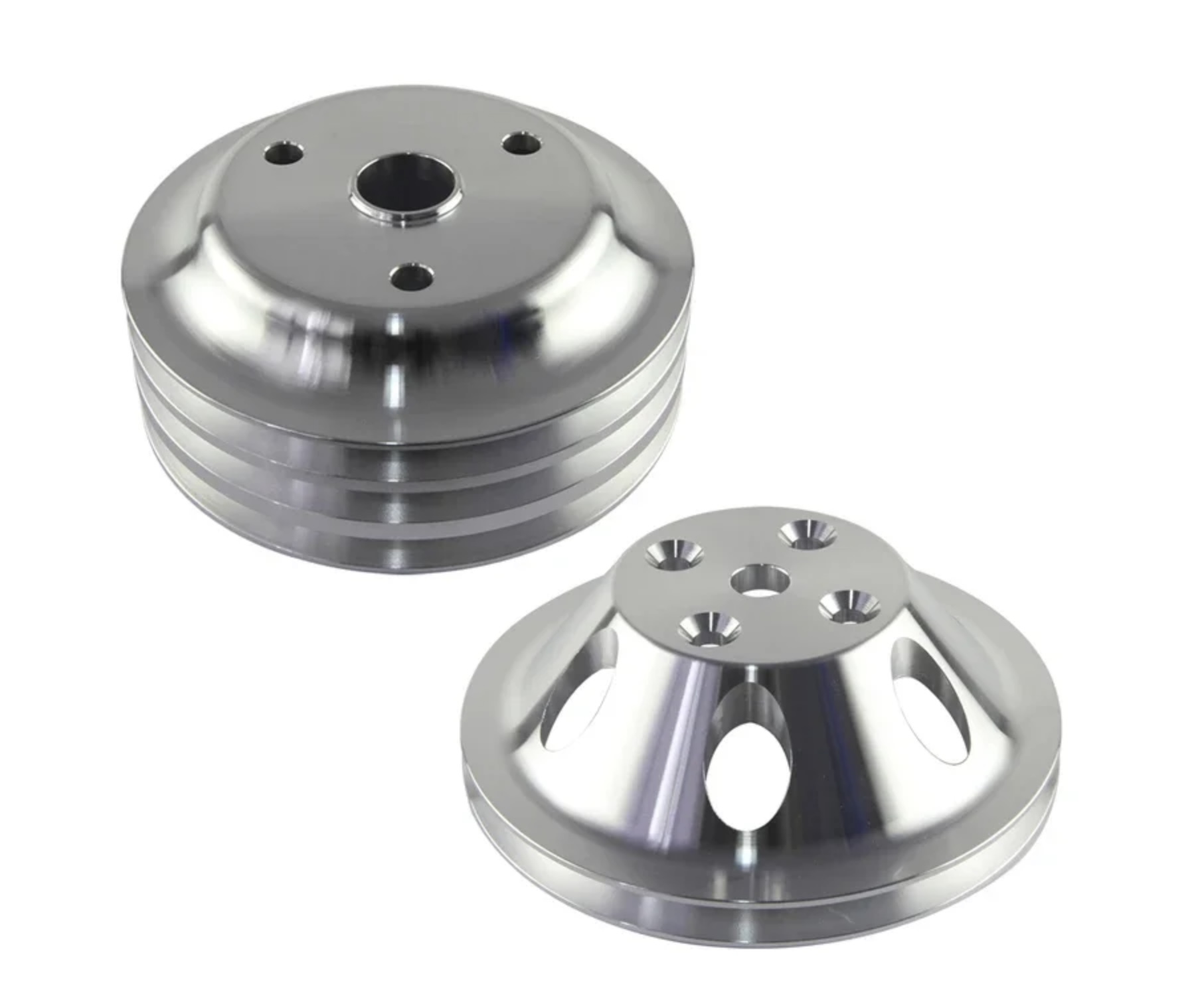 Chevrolet small block long water pump pulley kit