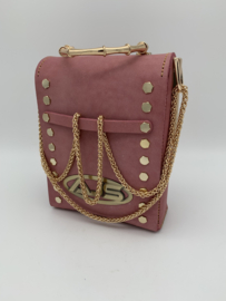 Handtas pink messenger hand/cross body bag