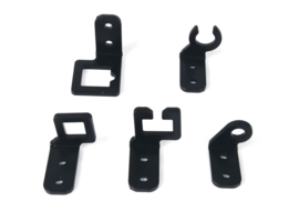 Throttle cable bracket duo Black