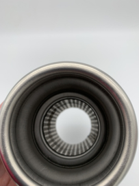 RVS Ronde eindstuk 3 inch rolled edge / met extra demping