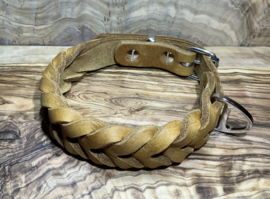 Hondenhalsband leer cognac