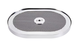 12 inch oval luchtfilter Rood/chroom