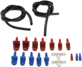 Master Cylinder Bleeder Kit, Hoses, Clips, Fittings, Kit
