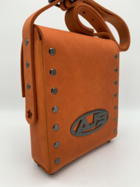 Handtas oranje messenger hand/cross body bag