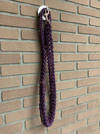 Lederen honden riem berry
