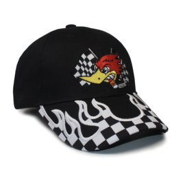 Baseball cap mr. Horsepower checkered flames
