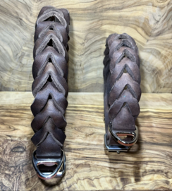 Hondenhalsband leer brown