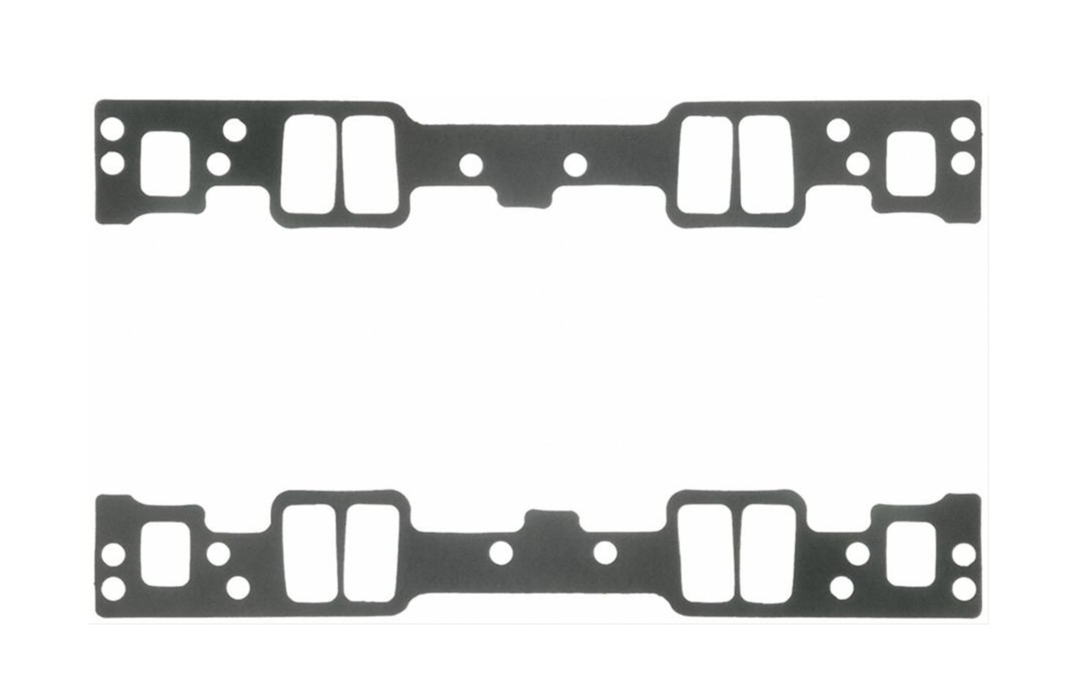 Gaskets, Manifold, Intake, Composite, 2.110 in. x 1.08 in. Port, .120 in. Thick, Chevy, Dual Bolt Pattern, Set