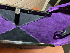 Shopper/ipad schoudertas leer