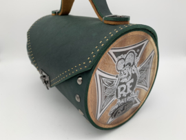 Handtas dark green ratfink handbag