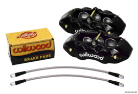 Wilwood 6 piston front 4 piston rear black caliper set compleet corvette