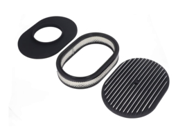 Aluminium 12 inch oval full finned air cleaner
