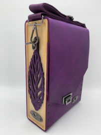 Schouder tas  paars shoulder bag