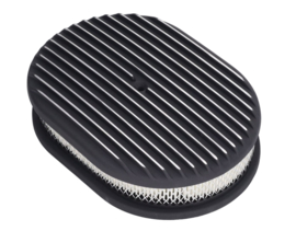 Aluminium 12 inch oval full finned air cleaner